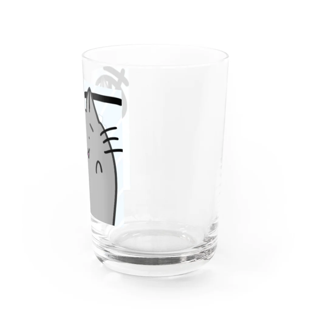 銀羽アニタ🩶🐈‍⬛@個人勢VTuberの銀羽アニタ(マスコット) Water Glass :right