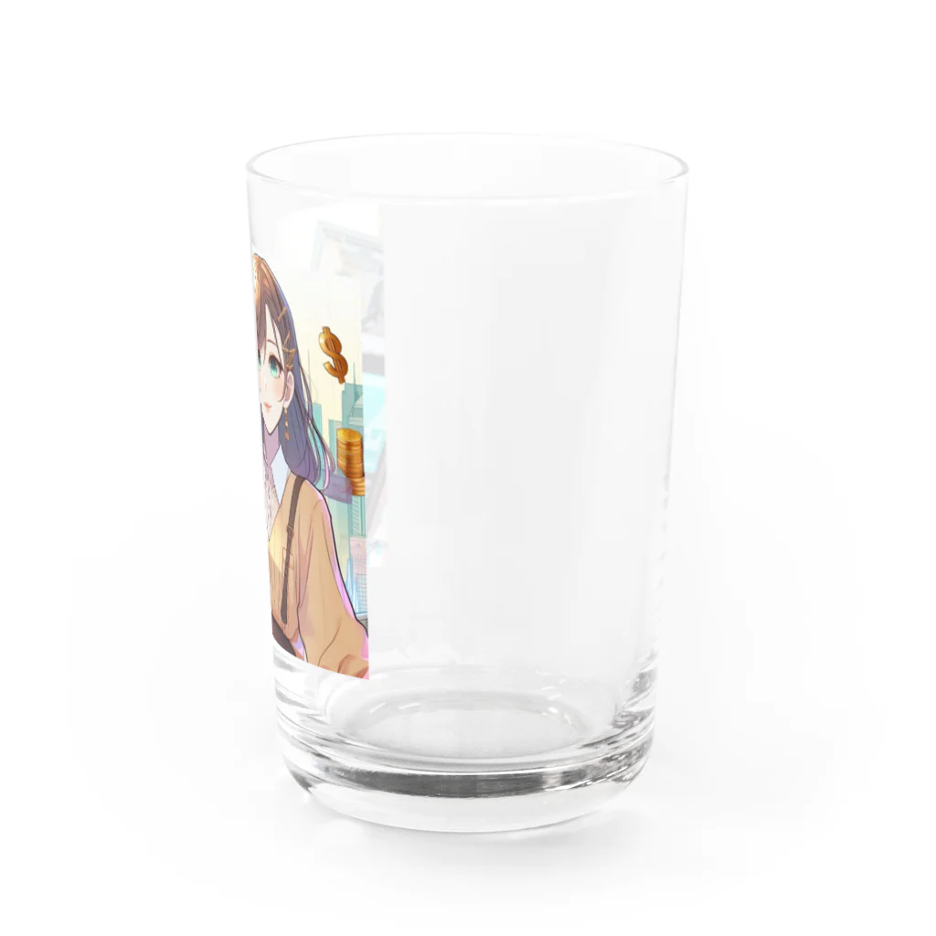 おっちゃんストアの美女投資家 Water Glass :right