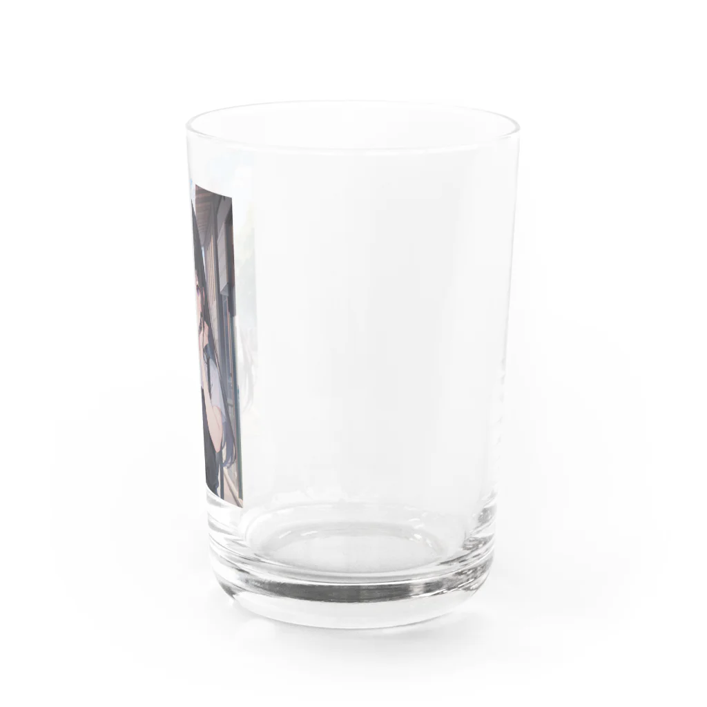 character itemsの黒髪キャラグッツ  Water Glass :right