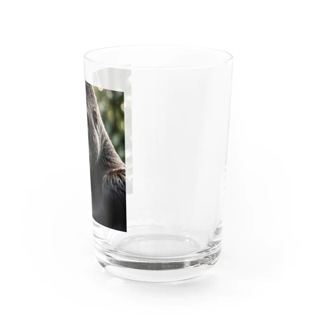 sunday_sataurday_freedayの疑い深いゴリラ Water Glass :right