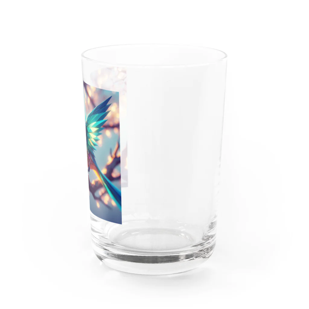 終わらない夢🌈のステンドグラスの様なカワセミ✨ Water Glass :right