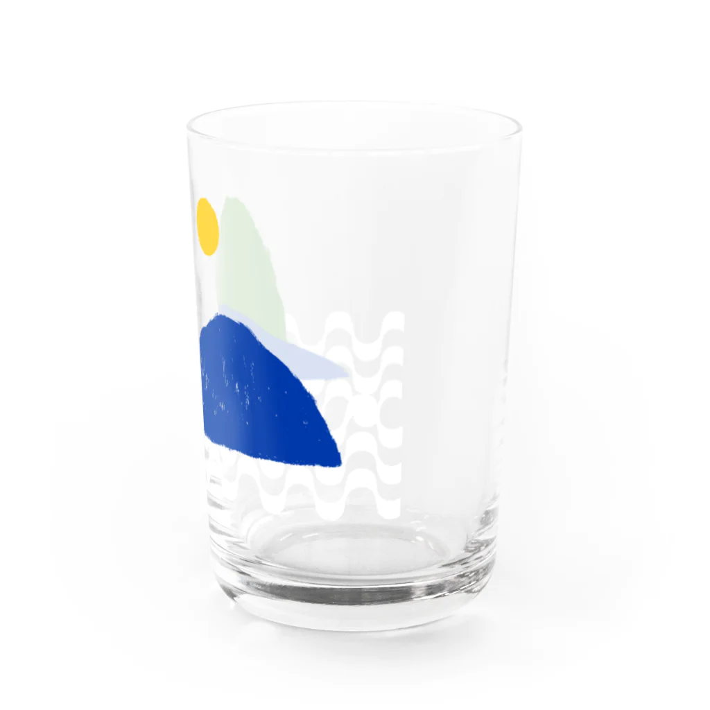 IZANAMI by Akane Yabushitaのシュガーロフ・マウンテン（Day/背景透明） Water Glass :right