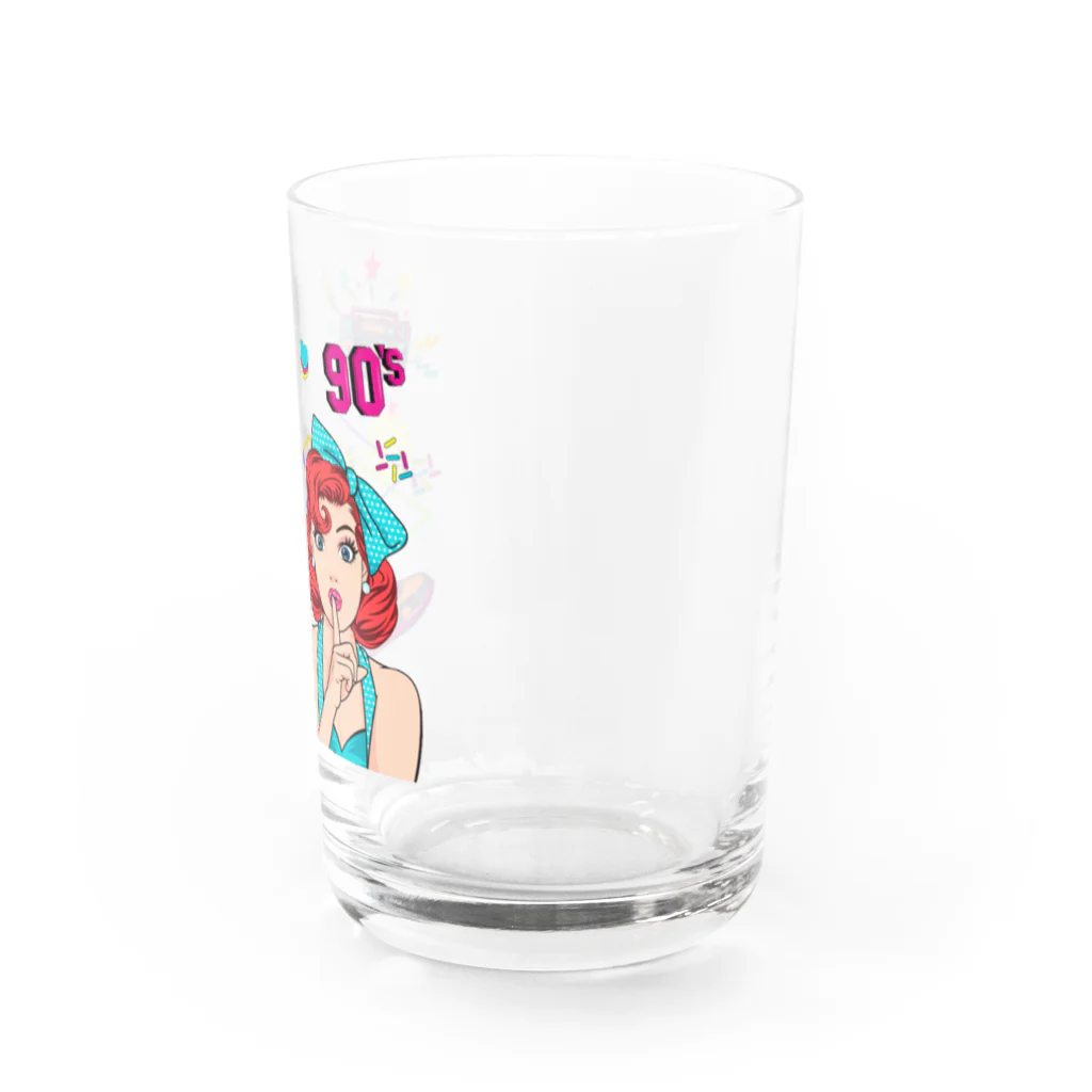 CHIBE86のRetro Vibes　レトロな雰囲気 Water Glass :right