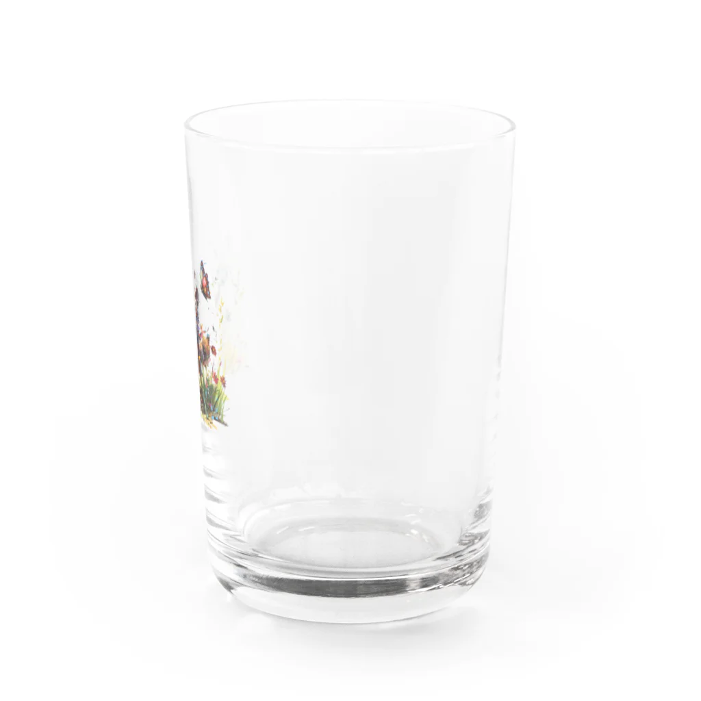 ＜楽ちん王子＞のぽんすけの夏休み Water Glass :right