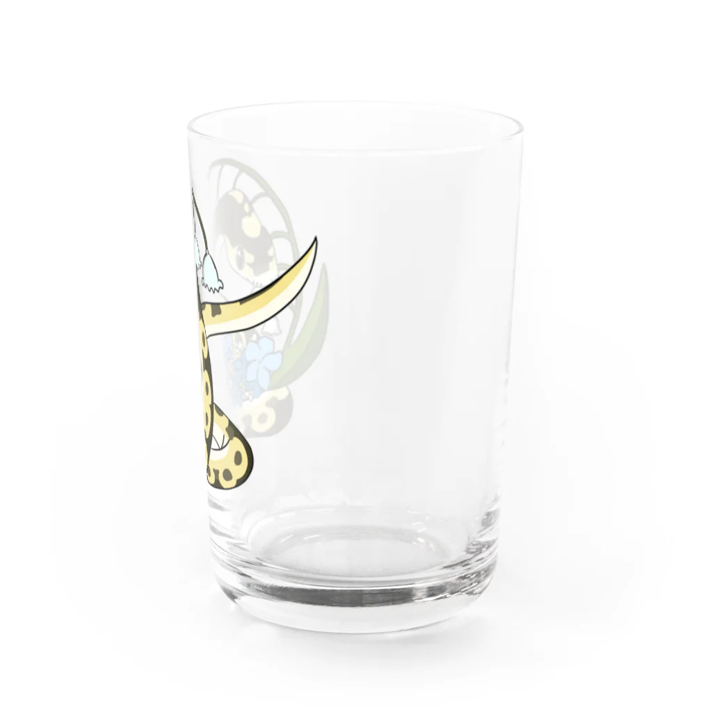 Nyoppuの蛇のぷにちゃん、スズラングラス Water Glass :right