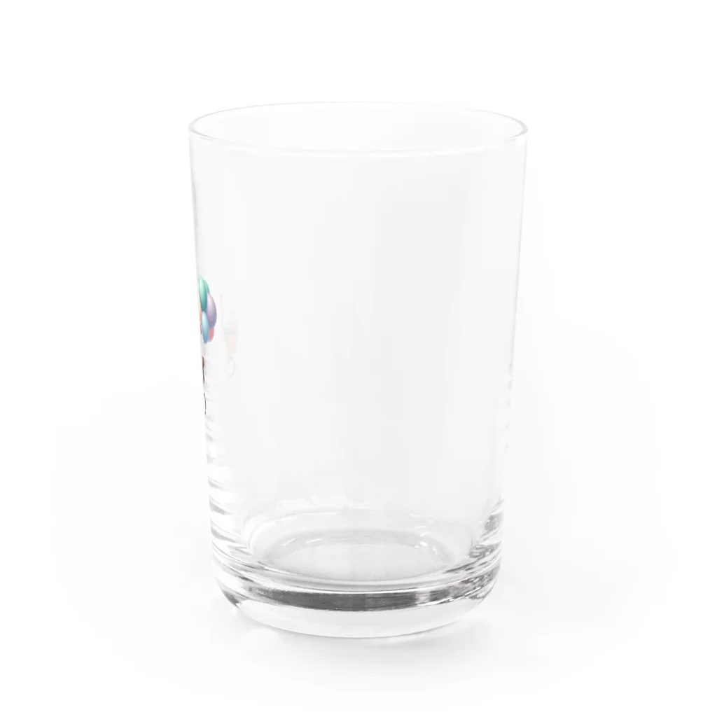 lblの風船売りのクマさん Water Glass :right