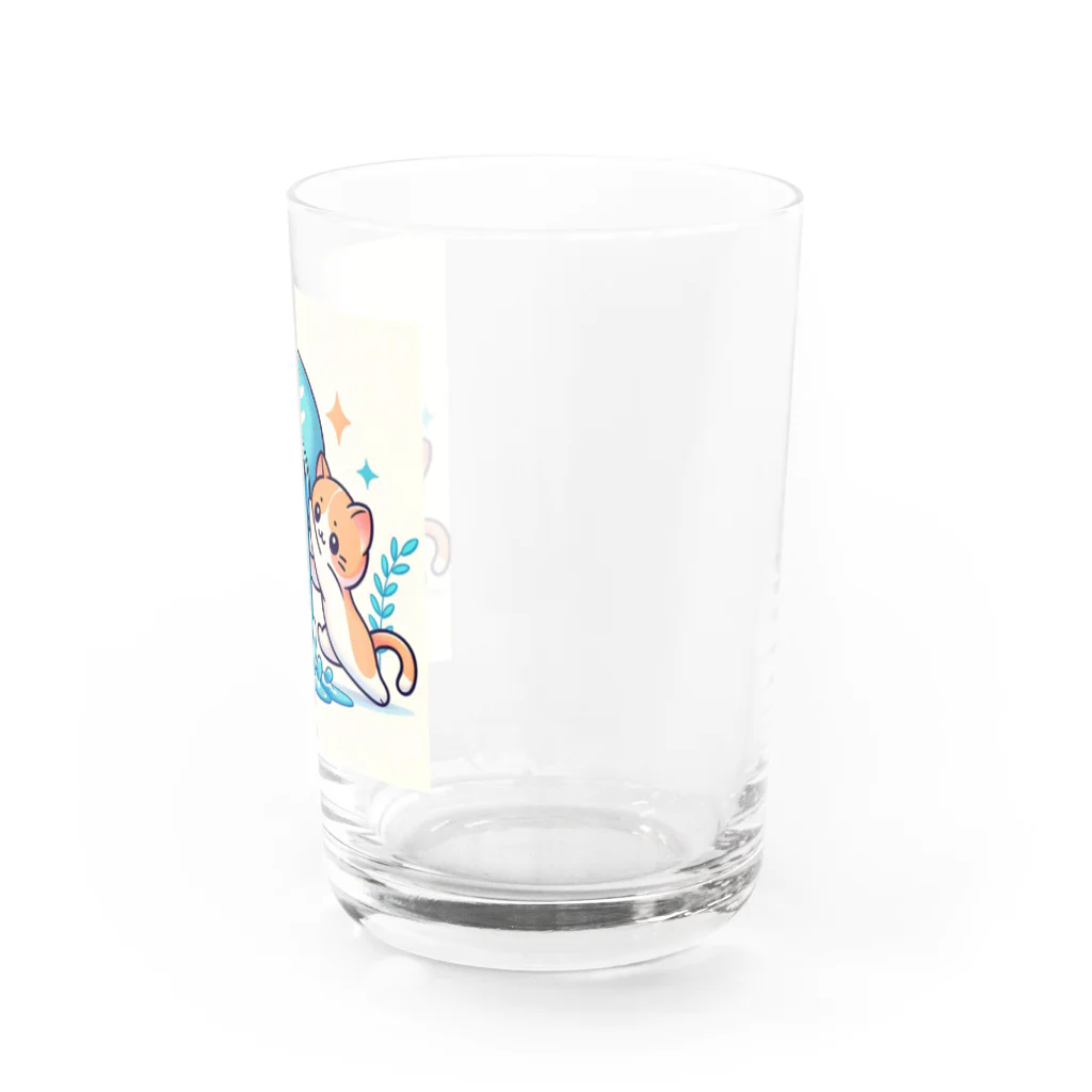 Freeman1の水瓶とネコ Water Glass :right