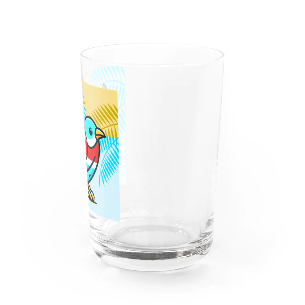 bugisショップの煌めくトロピカルバード🐦️ Water Glass :right