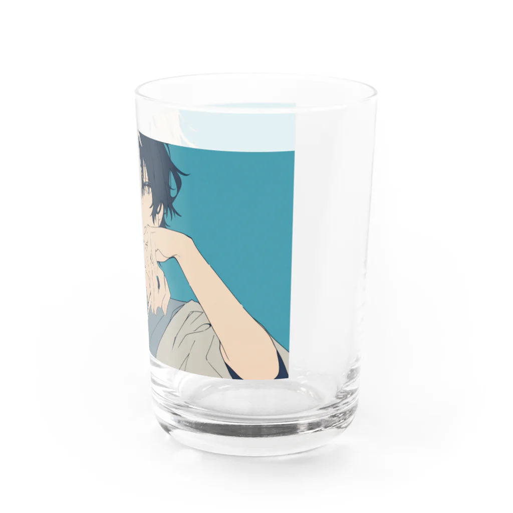 as -AIイラスト- の着物とうさ耳 Water Glass :right