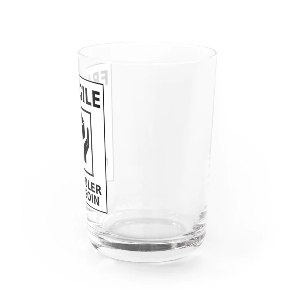 Miyanomae ManufacturingのFRAGILE グラス右面
