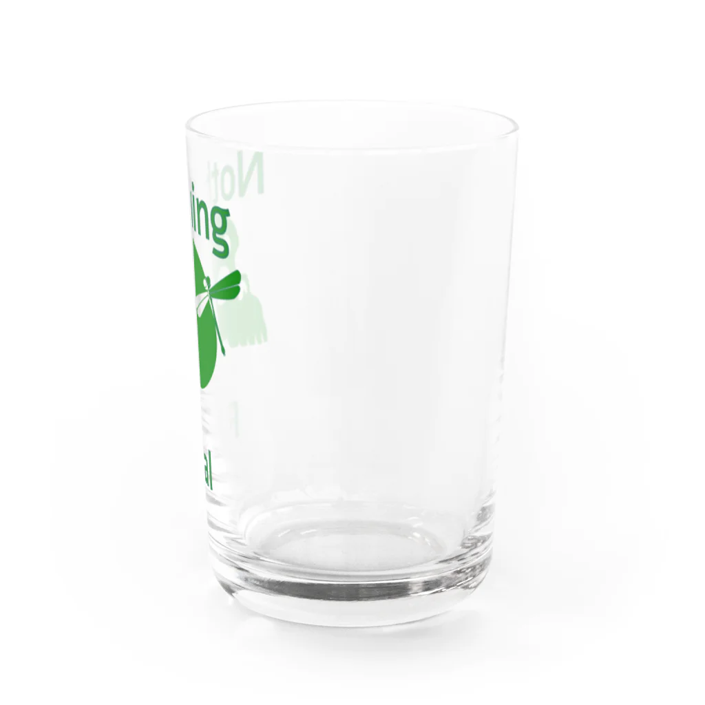 『NG （Niche・Gate）』ニッチゲート-- IN SUZURIのNothing Is Real.（緑） Water Glass :right