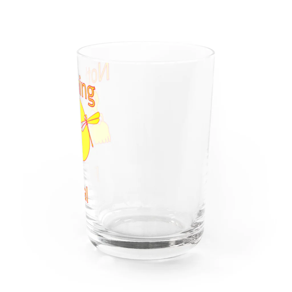 『NG （Niche・Gate）』ニッチゲート-- IN SUZURIのNothing Is Real.（黄色） Water Glass :right