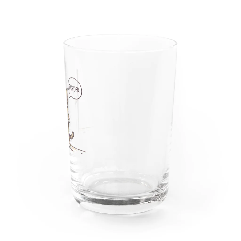 ねこ鉄道の棒だー猫 Water Glass :right