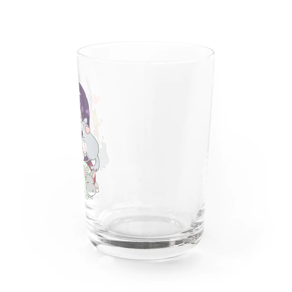 Chinchilla’ｓ（ちんちら～ず）の葉月なちゅえ＆ほわぷりちんちらーずコラボグッズ Water Glass :right