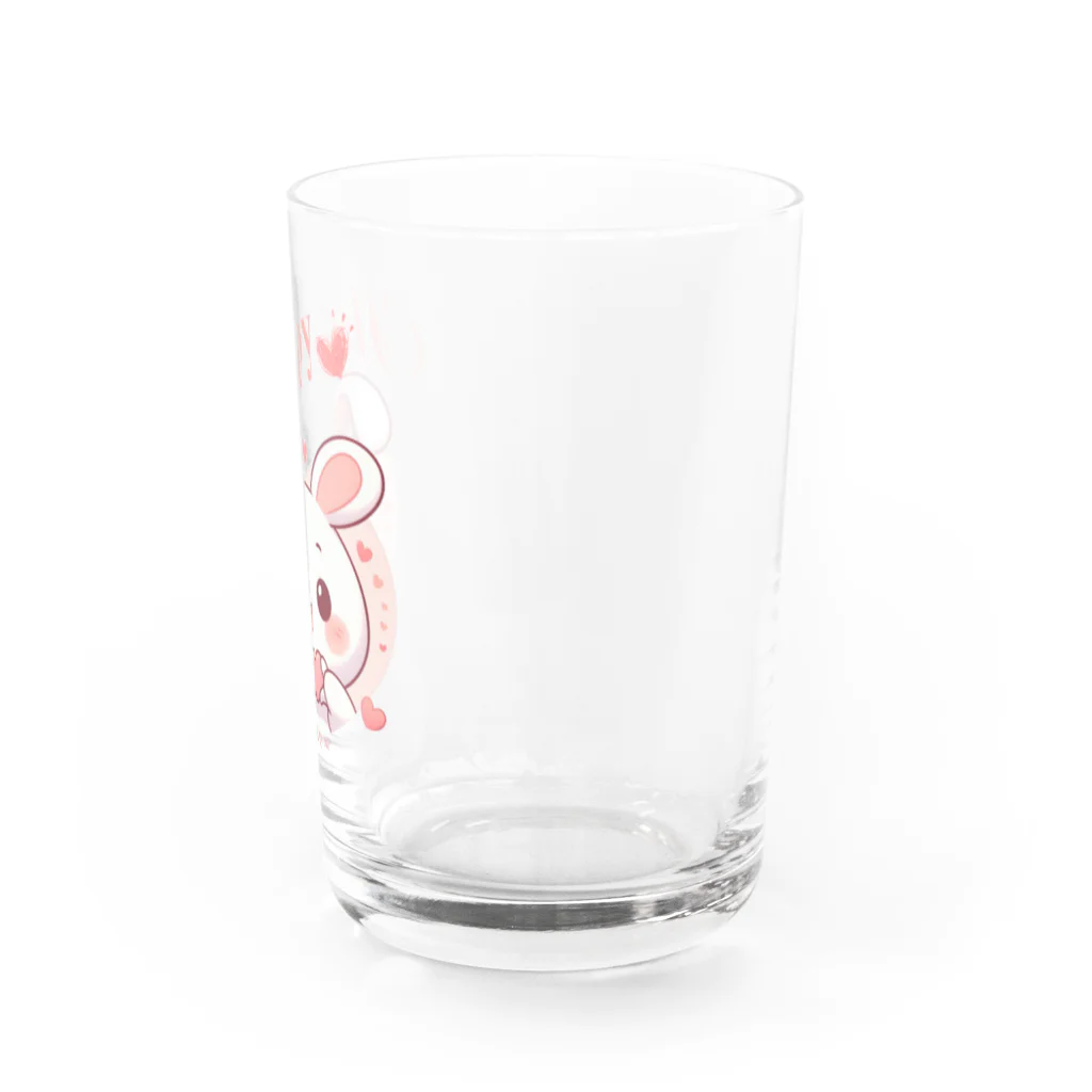 みきころん♡の幸せを呼ぶうさぎ💖 Water Glass :right