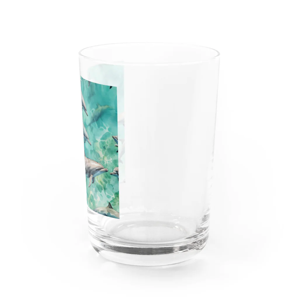 ma_kagawaのハワイのイルカ Water Glass :right