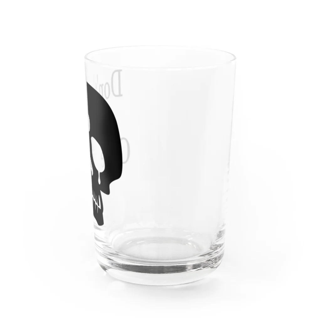 『NG （Niche・Gate）』ニッチゲート-- IN SUZURIのDon't Be Cruel.(黒) Water Glass :right