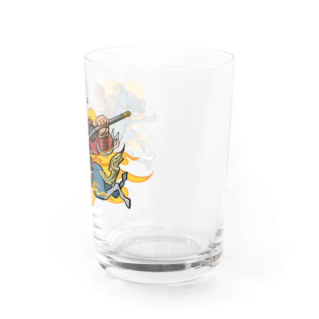 freehandの蜀の将軍・張飛 Water Glass :right