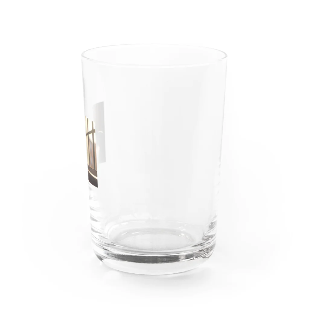 yangjiedaoyuanの外を見ている猫 Water Glass :right