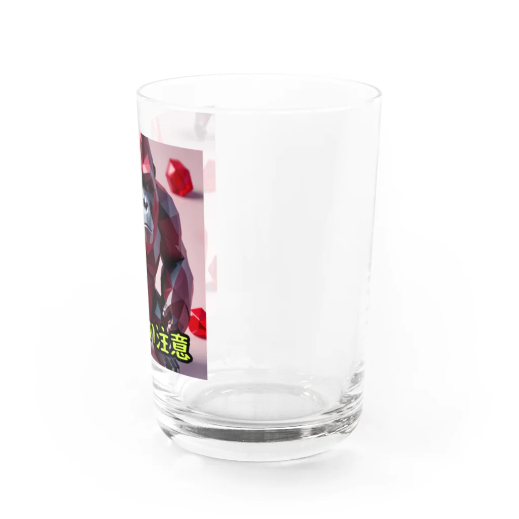 detekoikatahirakun_2gouのキャンディー　ゴリラ Water Glass :right