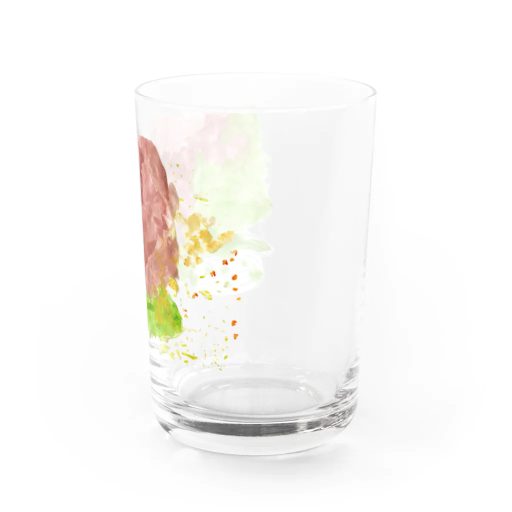 tomorhythmのこわいかお Water Glass :right