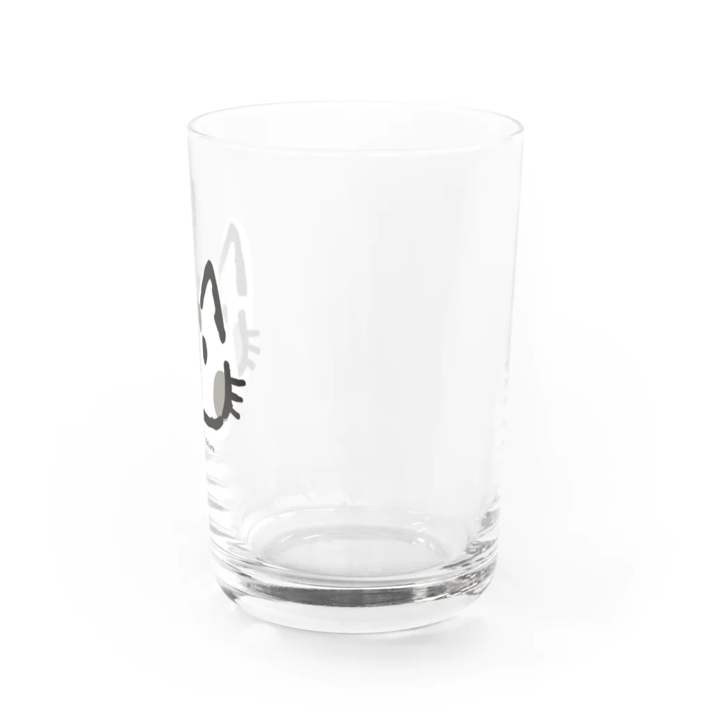 猫のグッズ屋 “ ねこつながり "のいとしのねこ  Water Glass :right