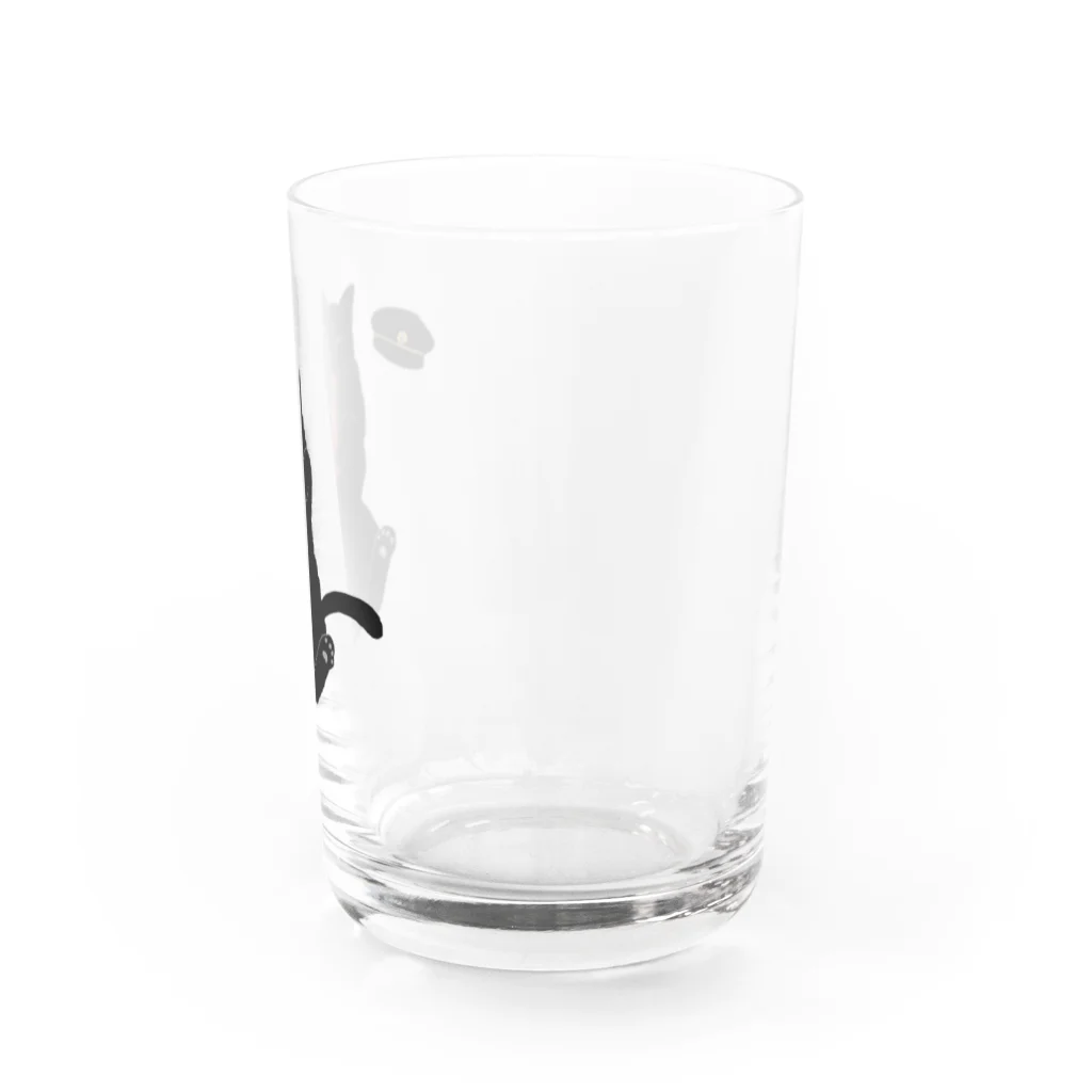 カンテラ　-灯篭ノ帳駅店-の猫が落ちてる Water Glass :right