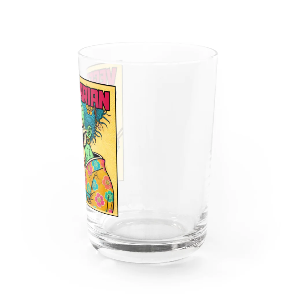 UKIYO-E_POP_by_convert_worksのZOMBIE_VEGETARIAN Water Glass :right