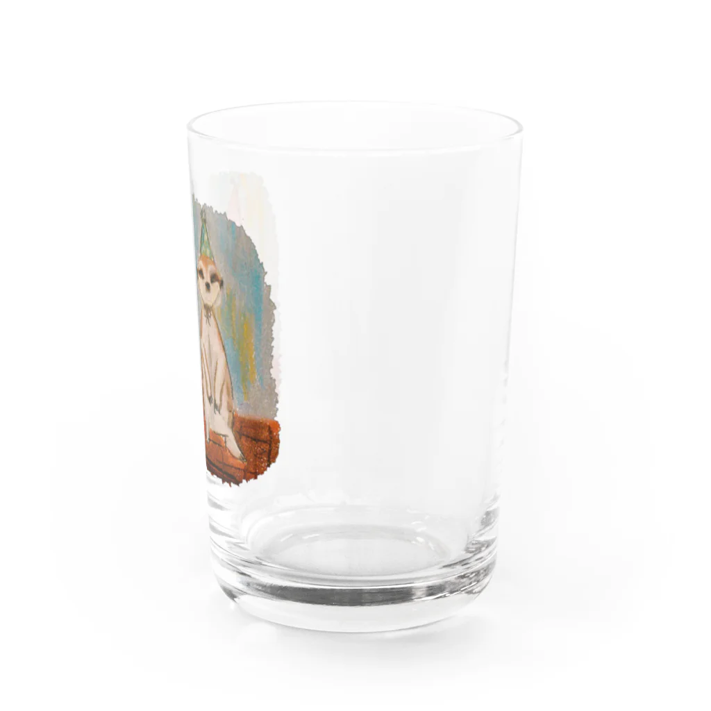 ミーアキャットのミーアキャット パーティー Water Glass :right