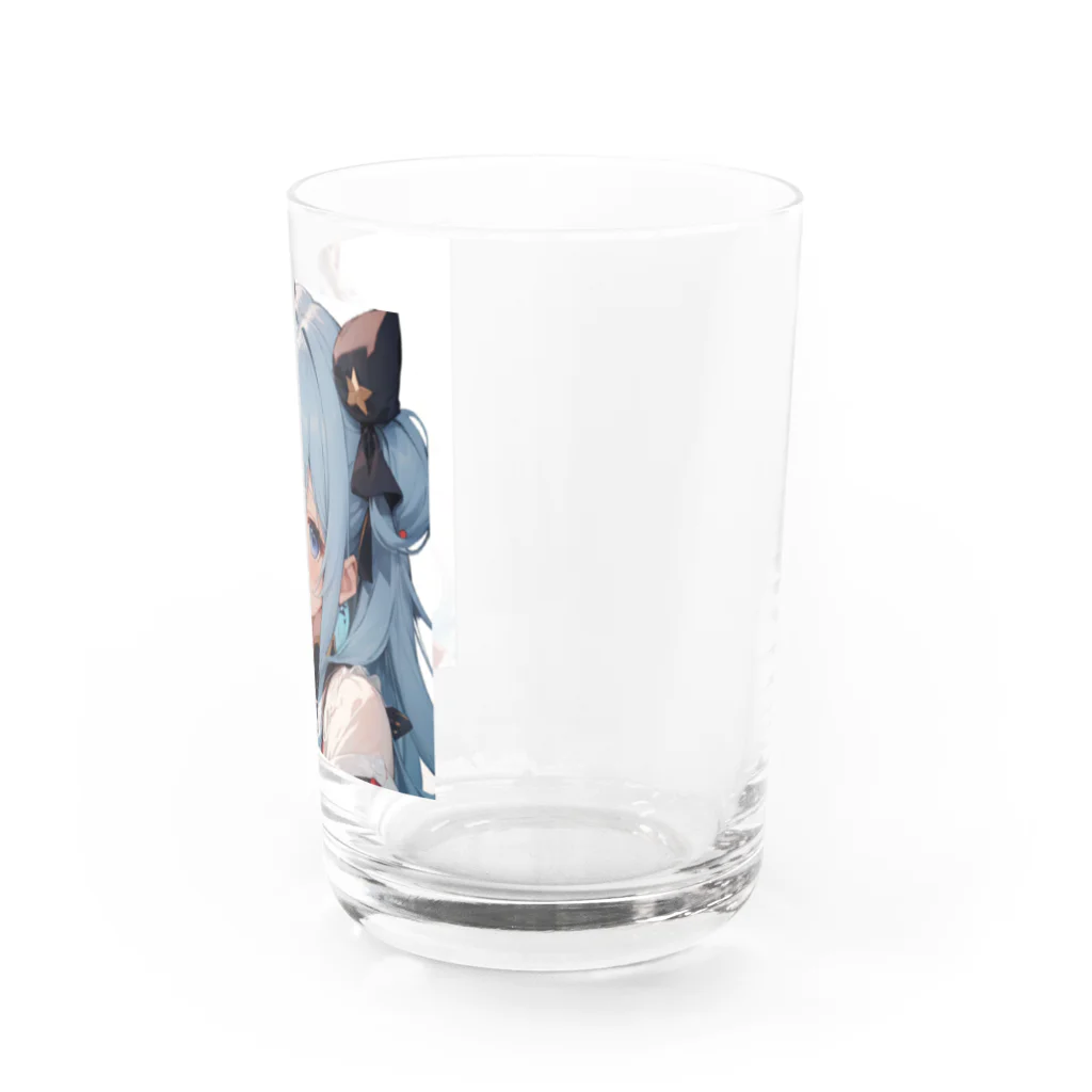 hazukimikanのあおにゃん Water Glass :right
