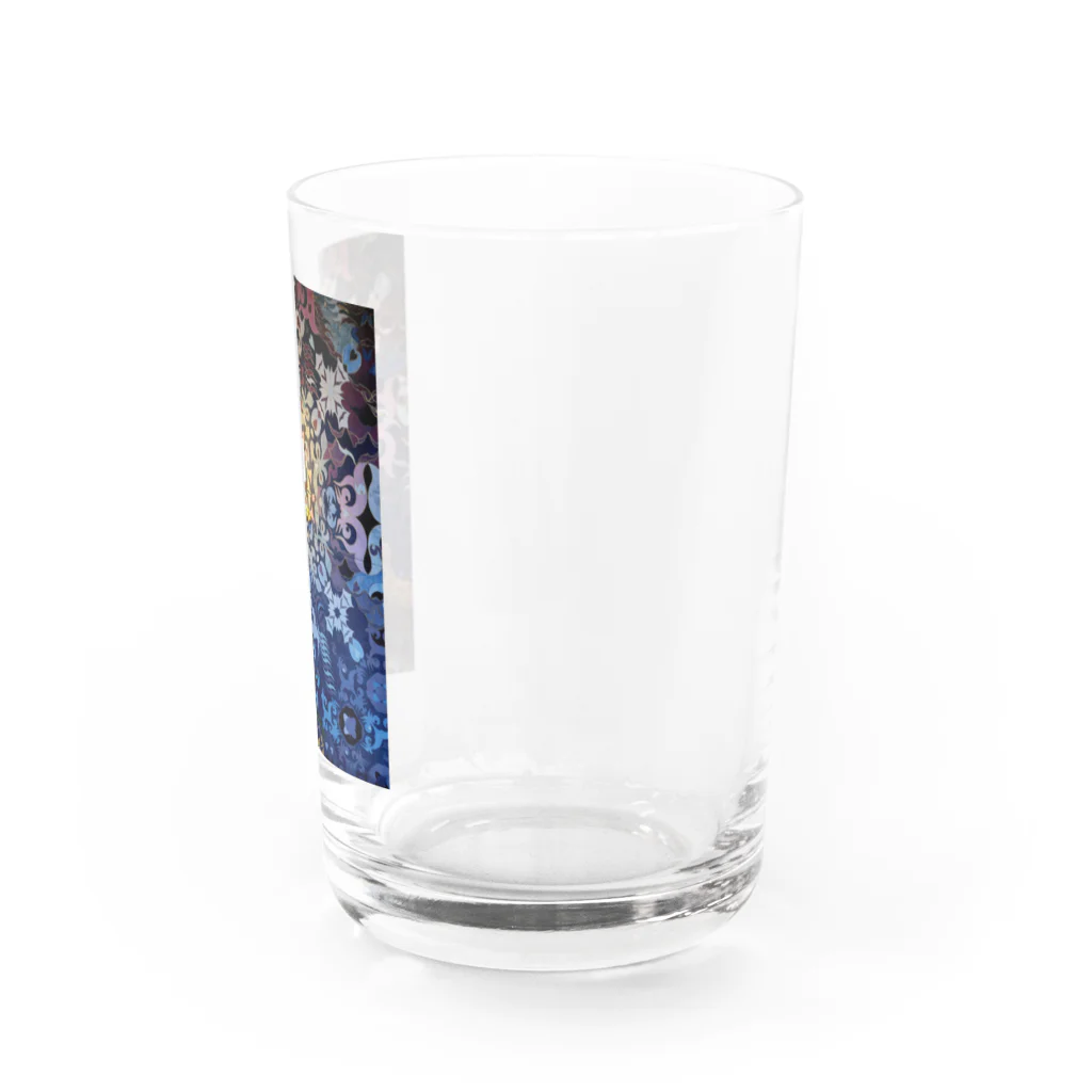 悲喜交々の新天地長方 Water Glass :right