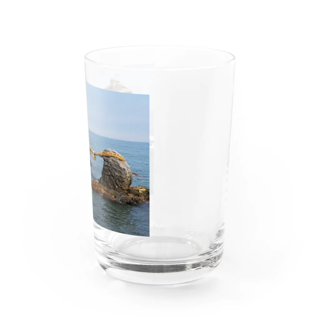 amaterasu358800の夫婦岩 Water Glass :right