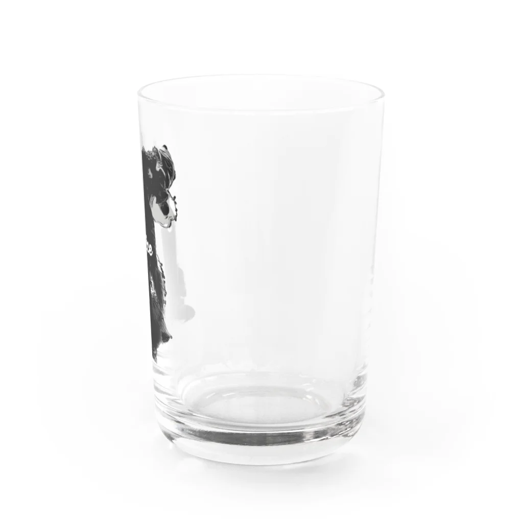 jastice1037の見返り犬ジャスティス Water Glass :right