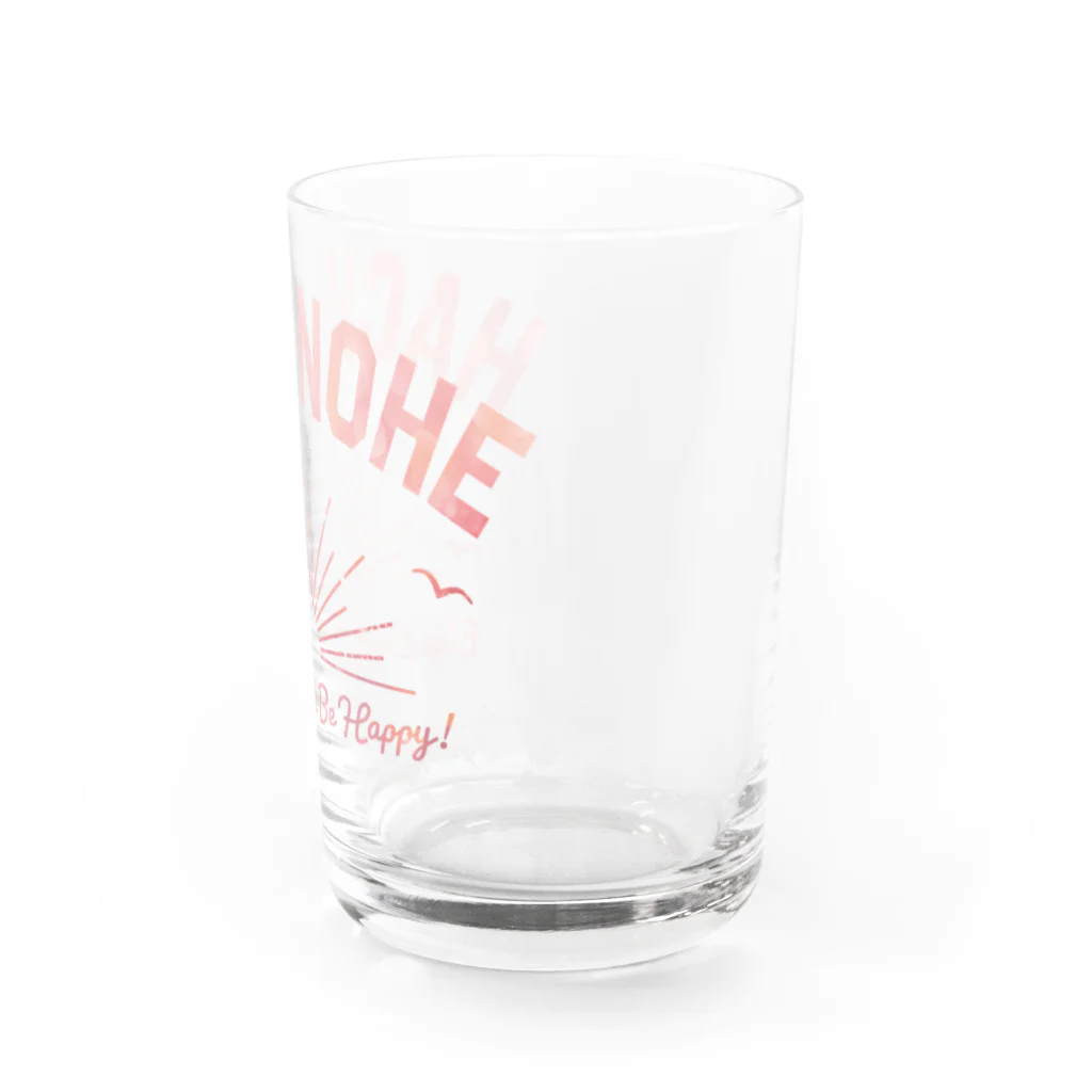 ケイティ企画の八戸ロゴ(ローズピンク) Water Glass :right