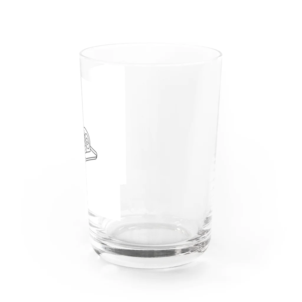 8890のラインアート　寿司 Water Glass :right