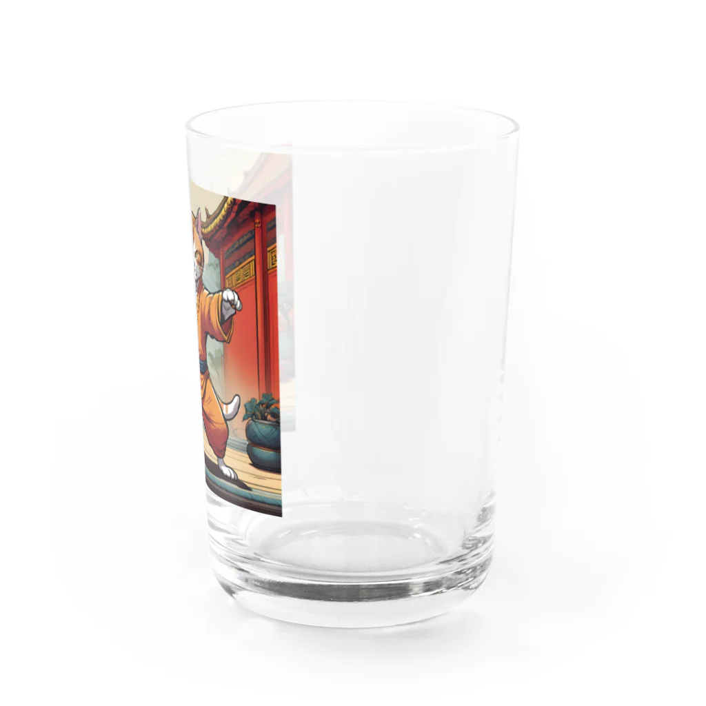 8890のカンフーキャット Water Glass :right