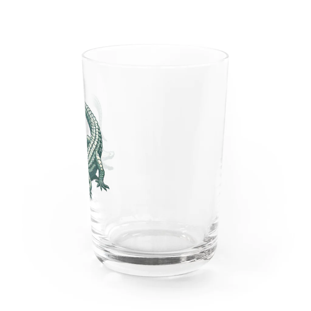 waniwanipanikuのリアル風なワニ Water Glass :right