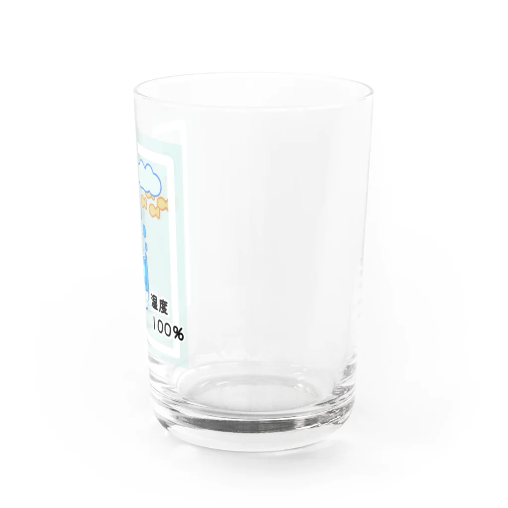 しりとりの湿度100％ Water Glass :right