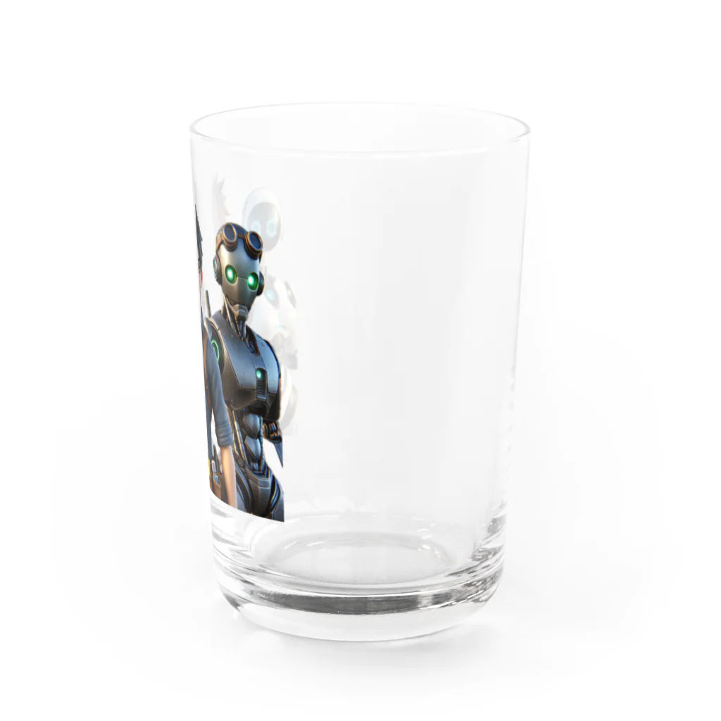 ETOWA_TOWAの未来都市のロボットたち Water Glass :right