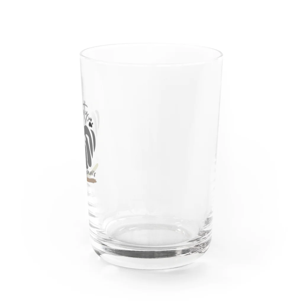 3dog_mamanのブルちゃん Water Glass :right