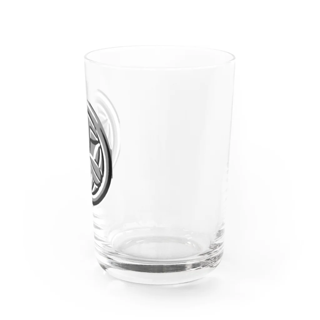 にゃがそねこてちゅの斎藤一家紋 Water Glass :right