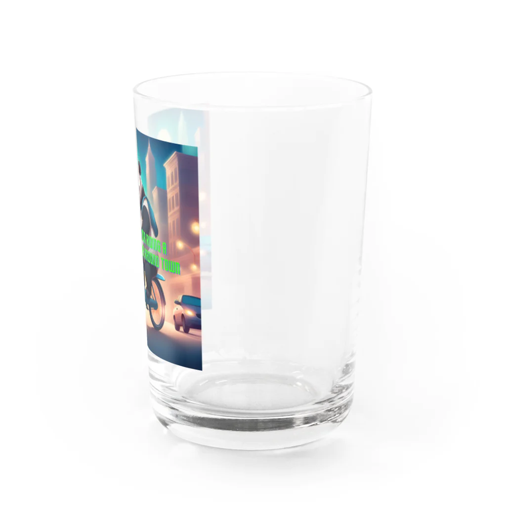 noiSutoaの疾走するパンダ Water Glass :right