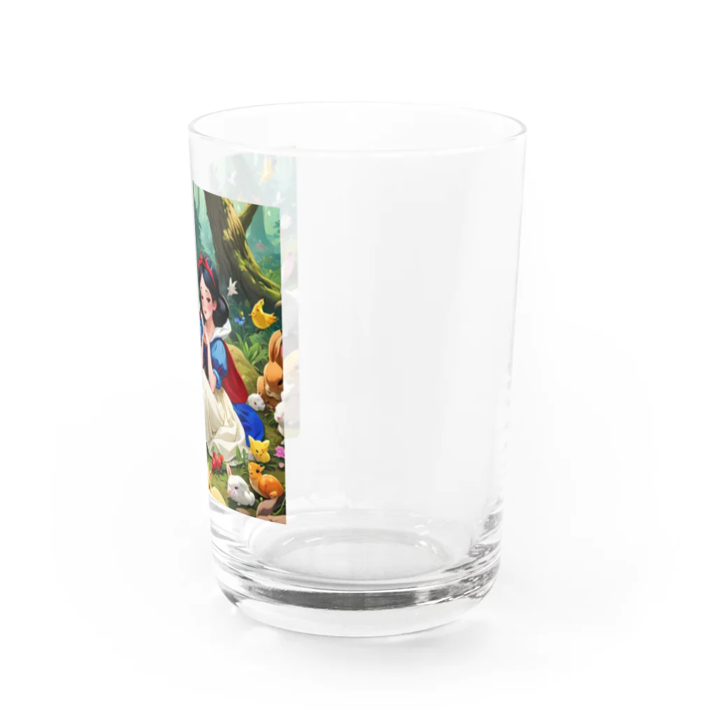 ぴよぴよショップの森の白雪姫 Water Glass :right