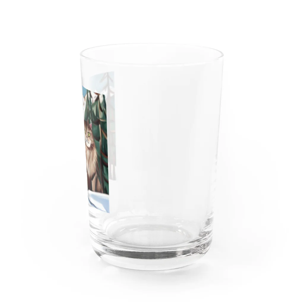 Ppit8のI live in Snow Mountain. Water Glass :right
