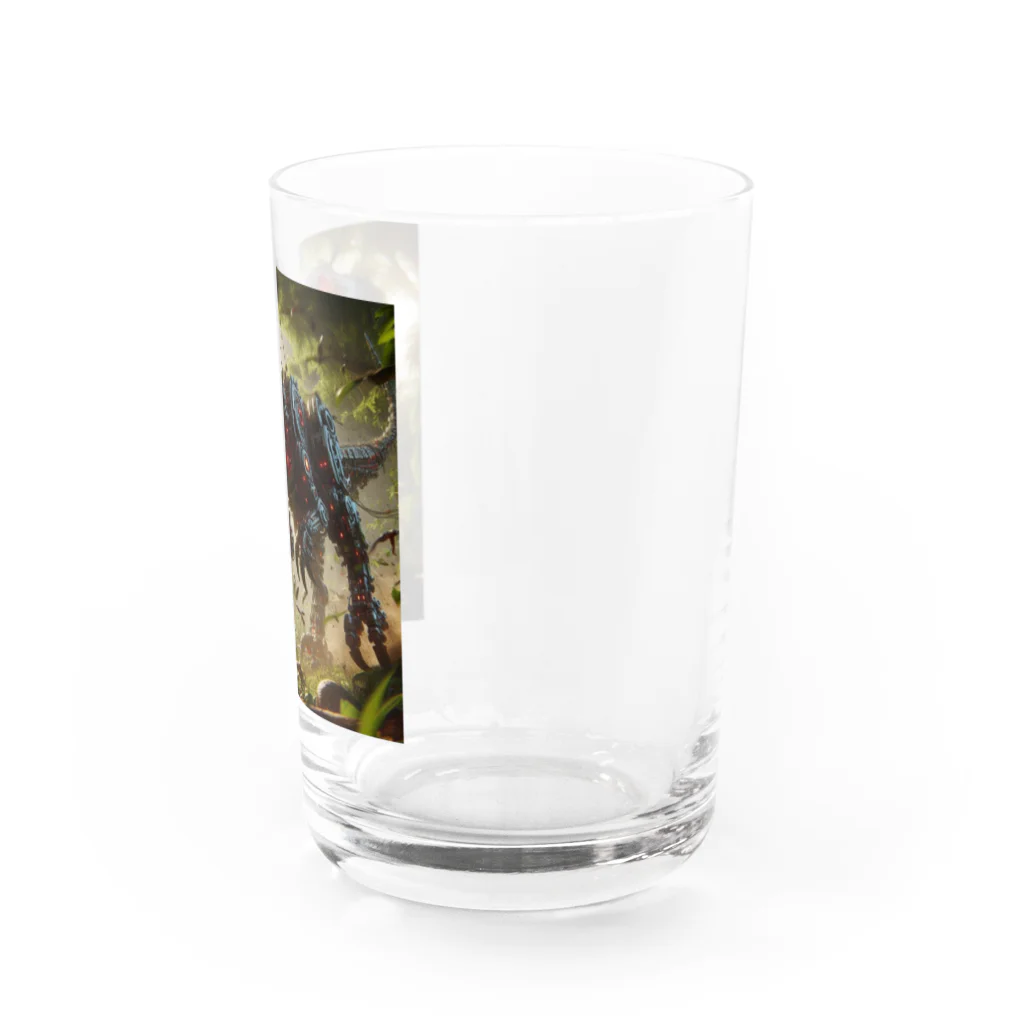 nerobooのお店の機械の恐竜のグッズです Water Glass :right