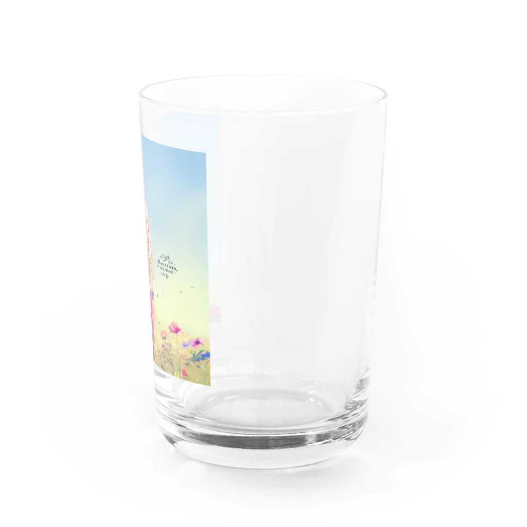 花束娘のMelody of Bouquets and Blue Sky Water Glass :right