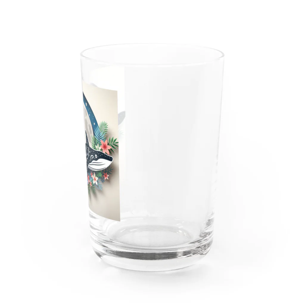 ココナッツアイランド©️のジンベイザメ Water Glass :right