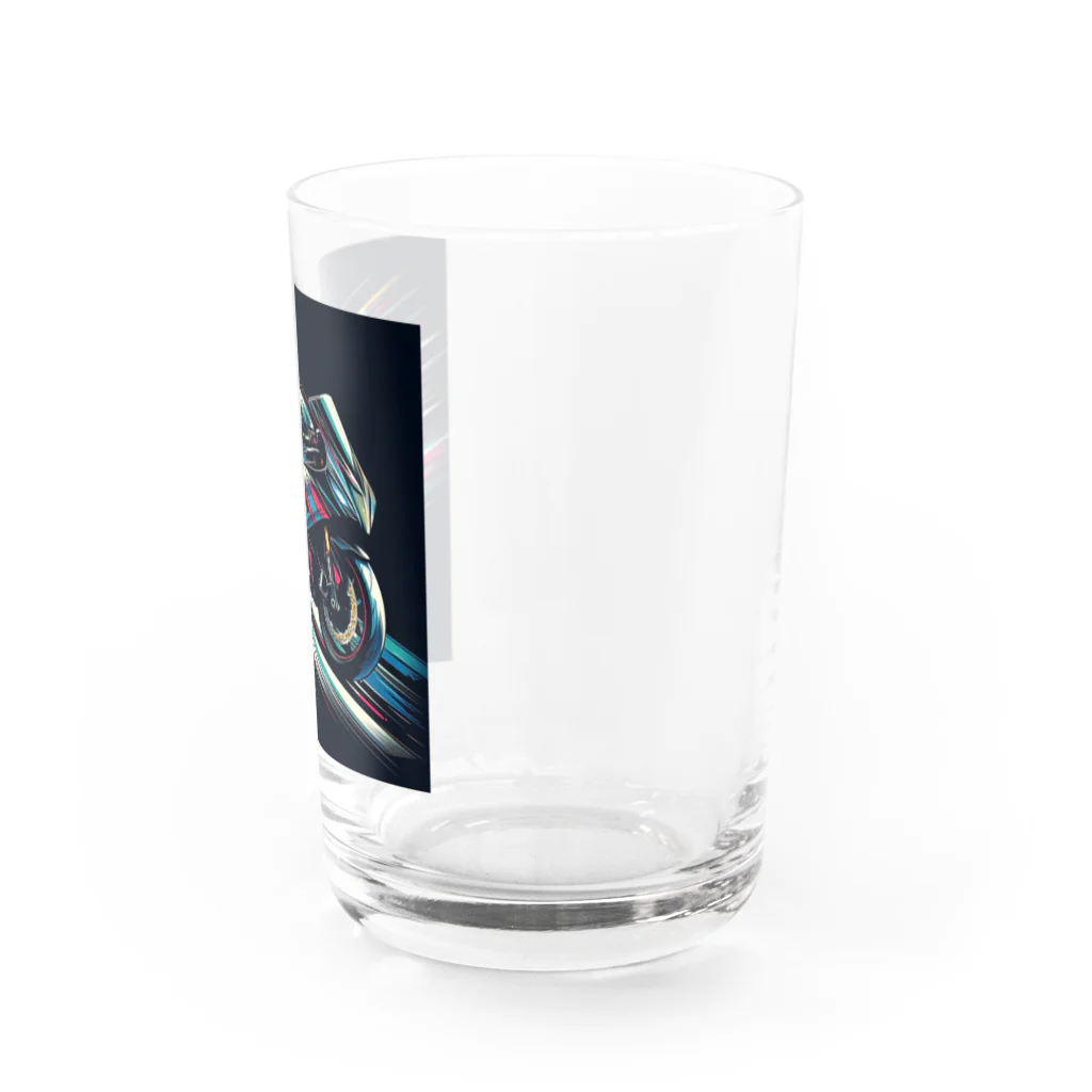 鷹鷹のスピードライン Water Glass :right