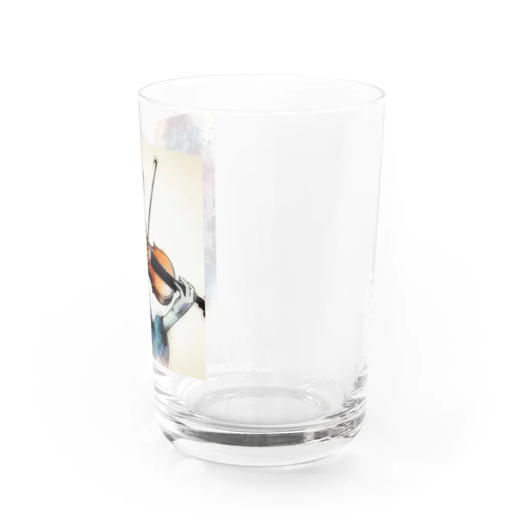 Tomohiro Shigaのお店の女性バイオリニスト Water Glass :right