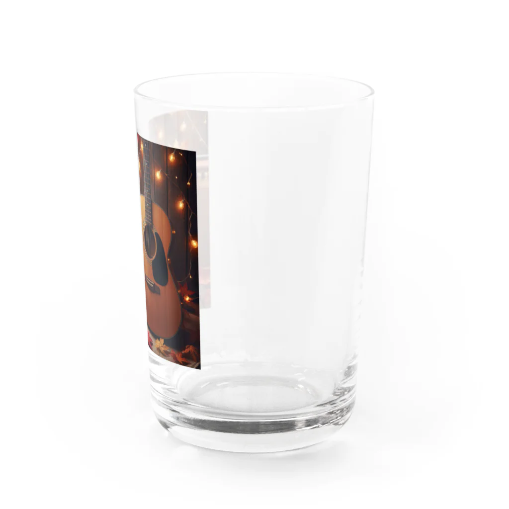 macchi/bowの紅葉とギター Water Glass :right